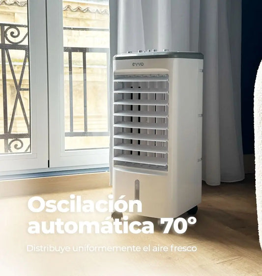 Mini Enfriador de Aire Portátil - Silencioso y Eficiente