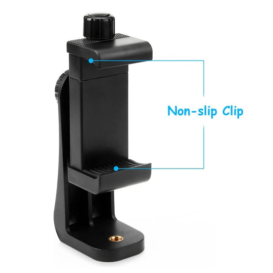 Soporte Clip para Móvil 360° - Compatible con Trípode