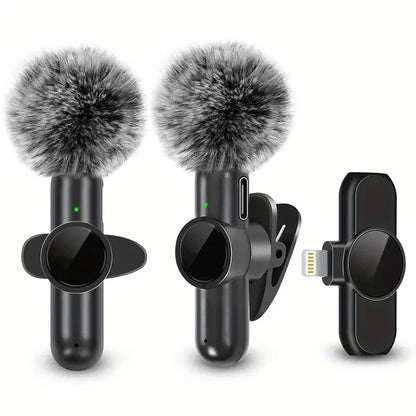 Micrófono Lavalier Inalámbrico - Grabación de Audio y Vídeo para Móvil