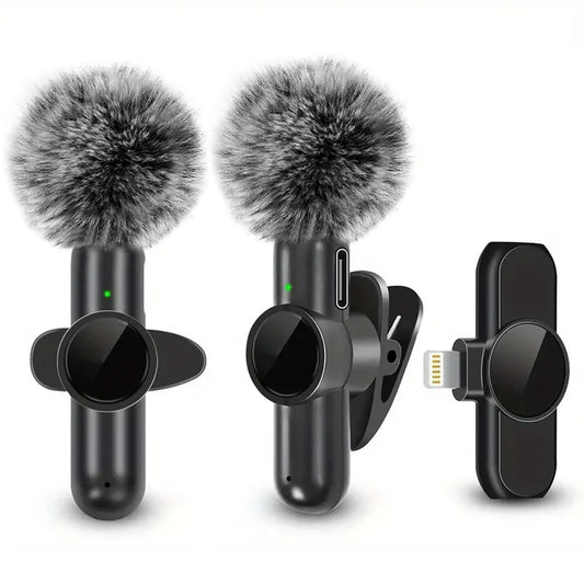 Micrófono Lavalier Inalámbrico - Grabación de Audio y Vídeo para Móvil
