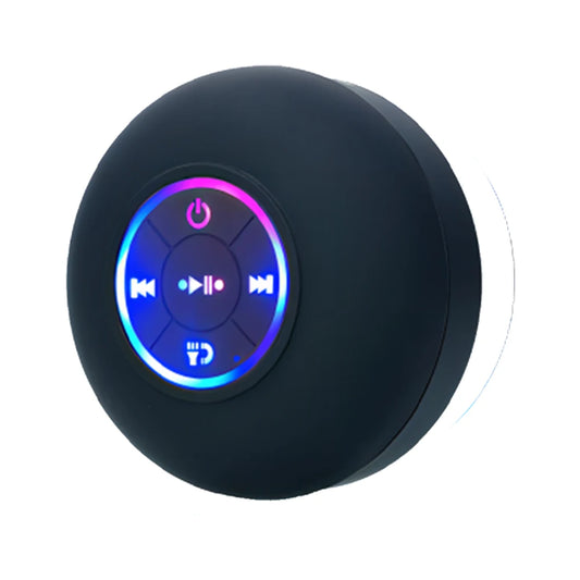 Altavoz Bluetooth Portátil con Ventosa - Resistente al Agua para Baño y Exterior
