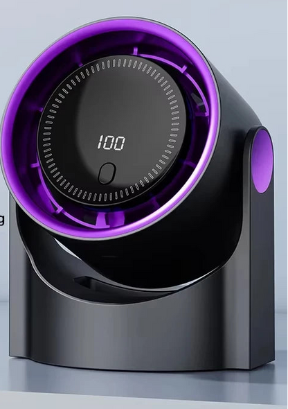 Ventilador Portátil sin Aspas con Pantalla Inteligente