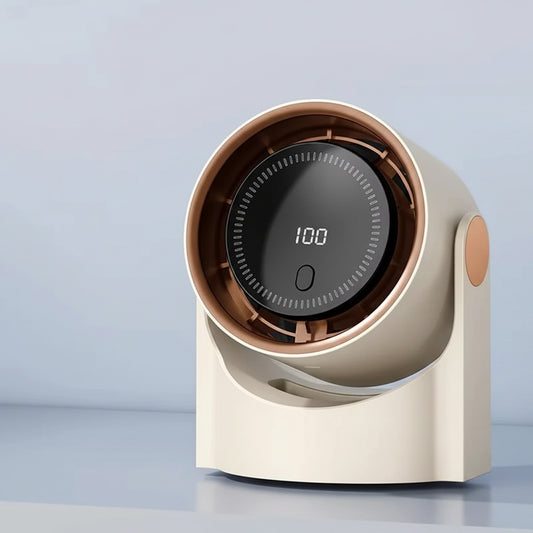 Ventilador Portátil sin Aspas con Pantalla Inteligente